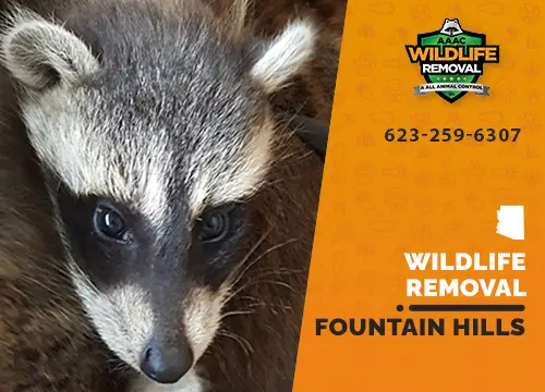 Fountain Hills Wildlife Removal professional removing pest animal