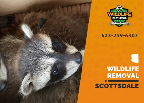 Scottsdale Wildlife Removal professional removing pest animal