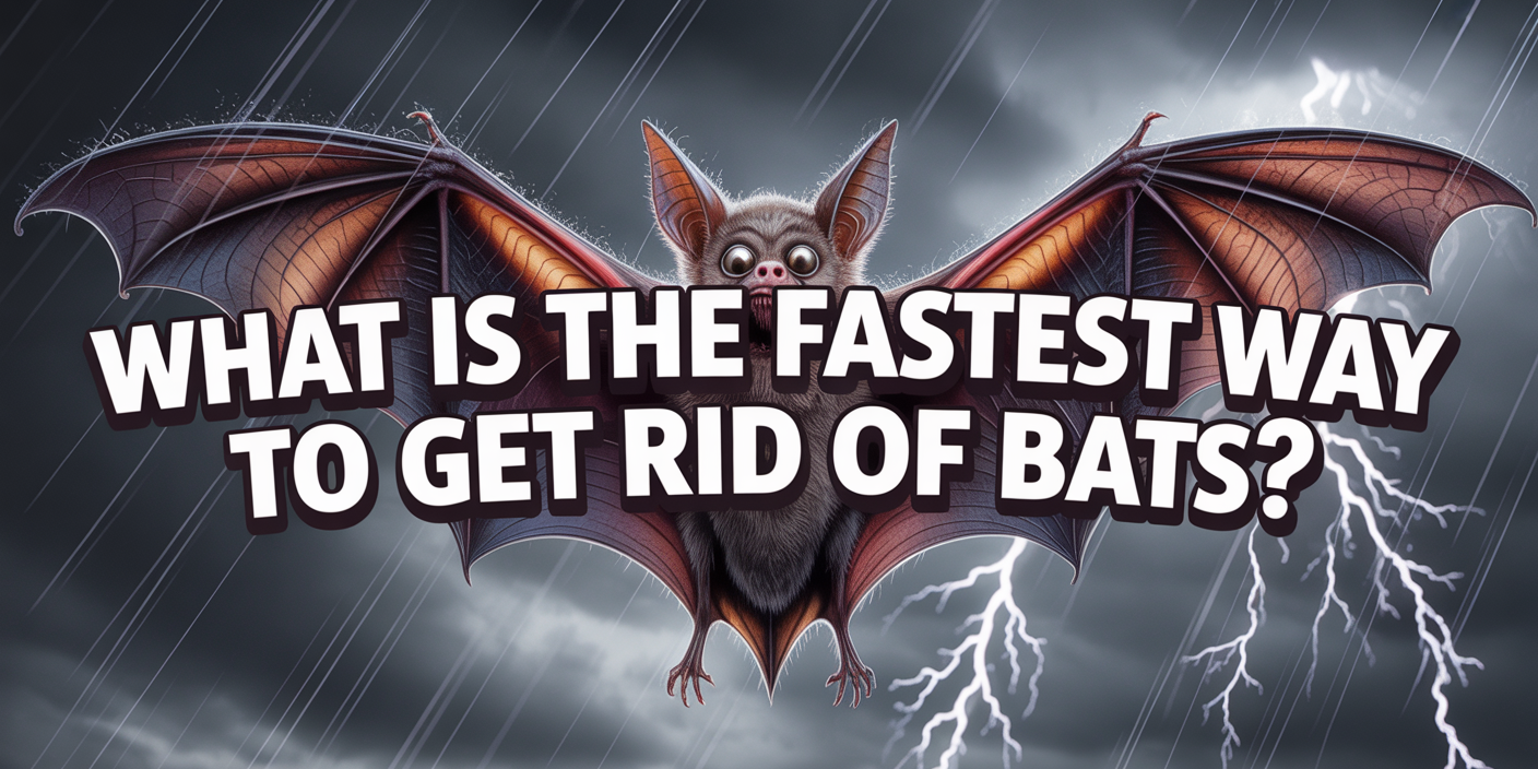 What is the Fastest Way to Get Rid of Bats?
