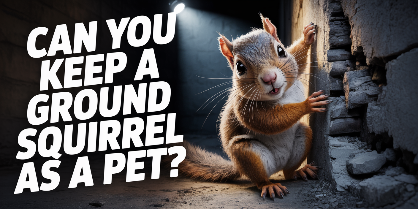 Can You Keep A Ground Squirrel As A Pet?