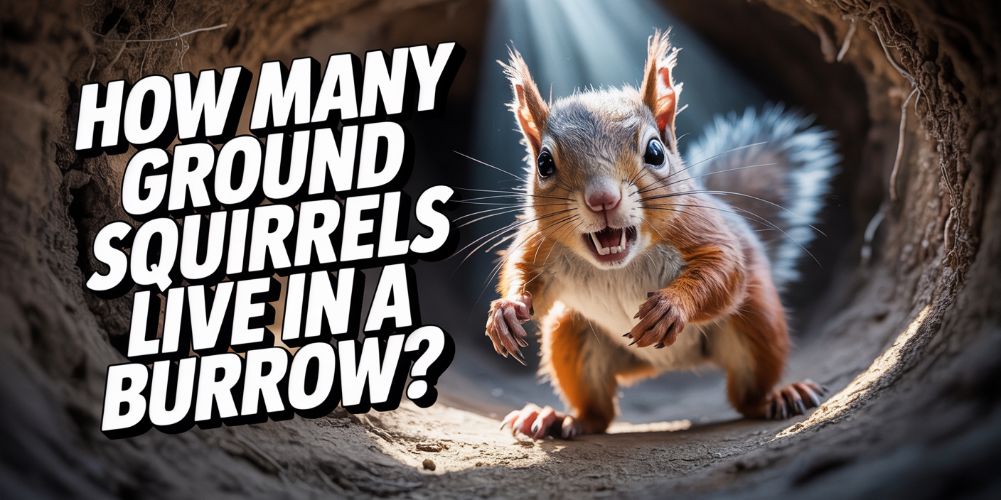 How Many Ground Squirrels Live in a Burrow? Control Methods You Need to Know