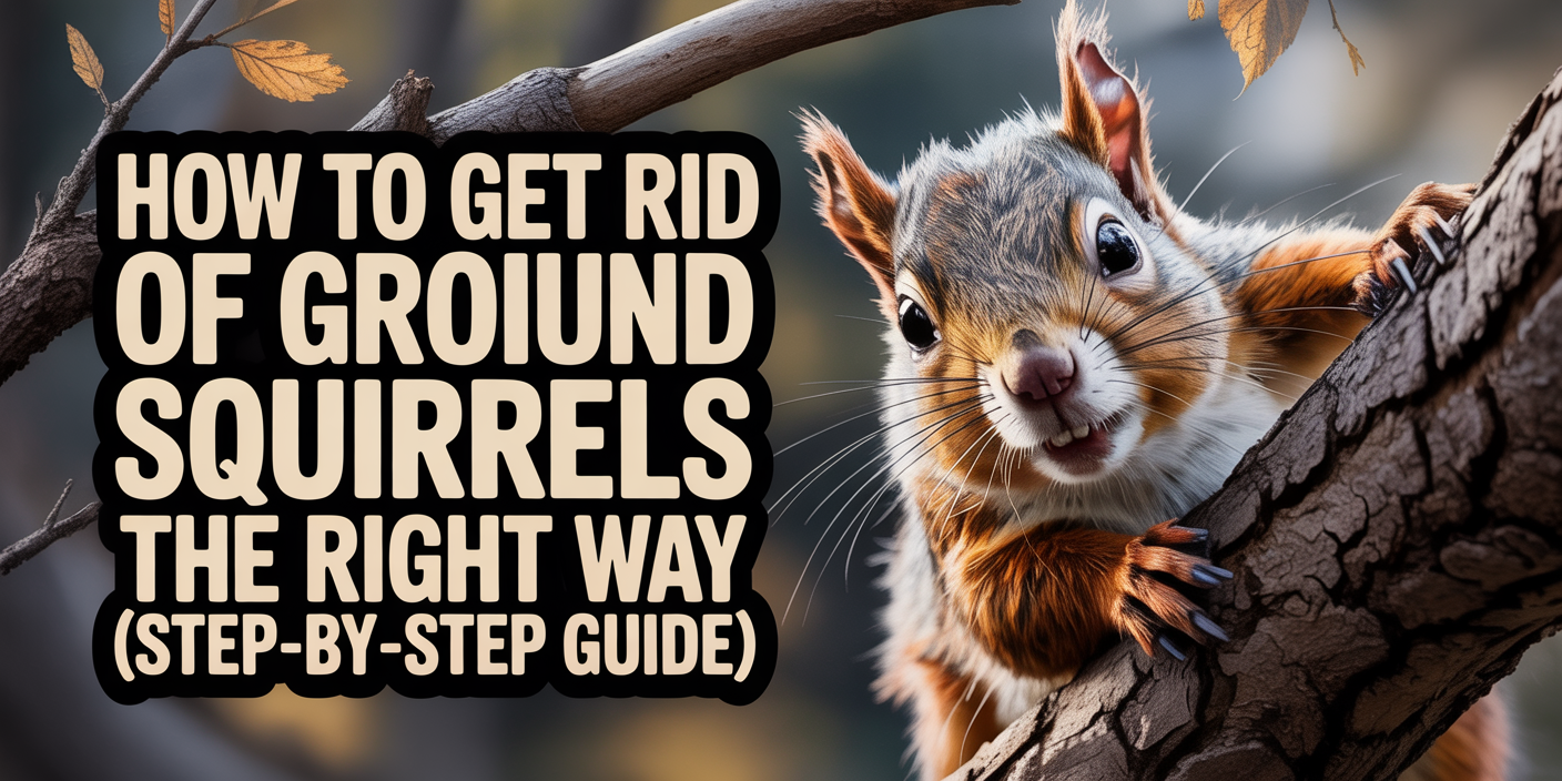 How to Get Rid of Ground Squirrels the Right Way (Step-by-Step Guide)