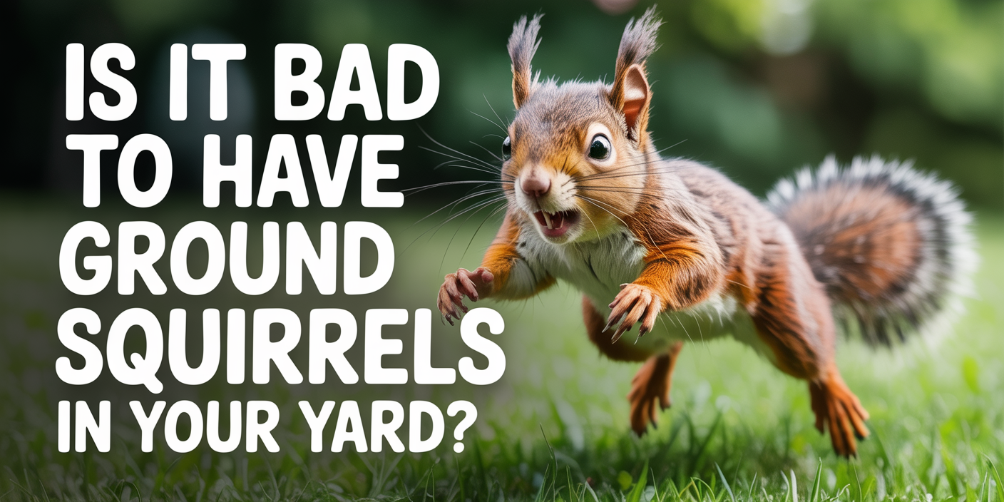 Is It Bad to Have Ground Squirrels in Your Yard?