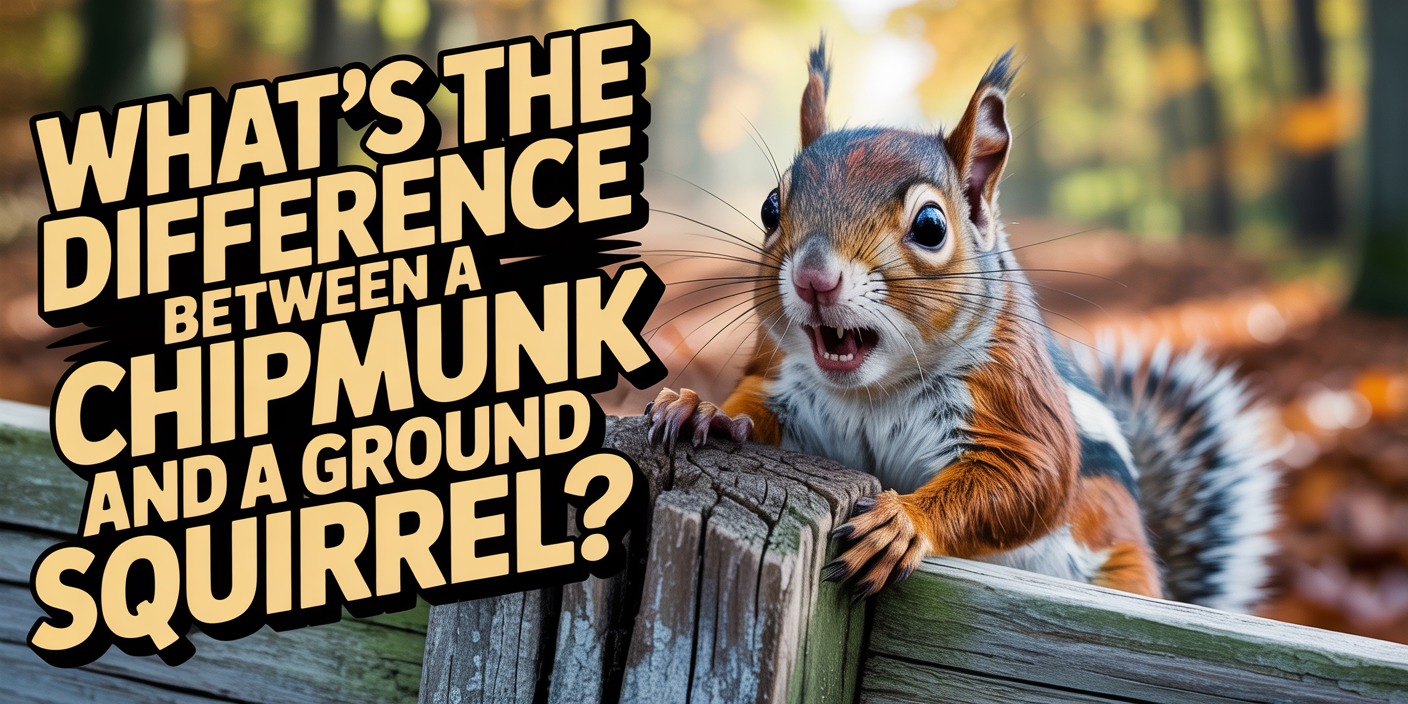 What’s The Difference Between A Chipmunk And A Ground Squirrel?