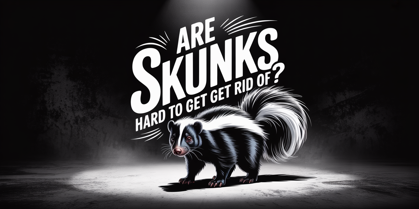 Are Skunks Hard to Get Rid Of?