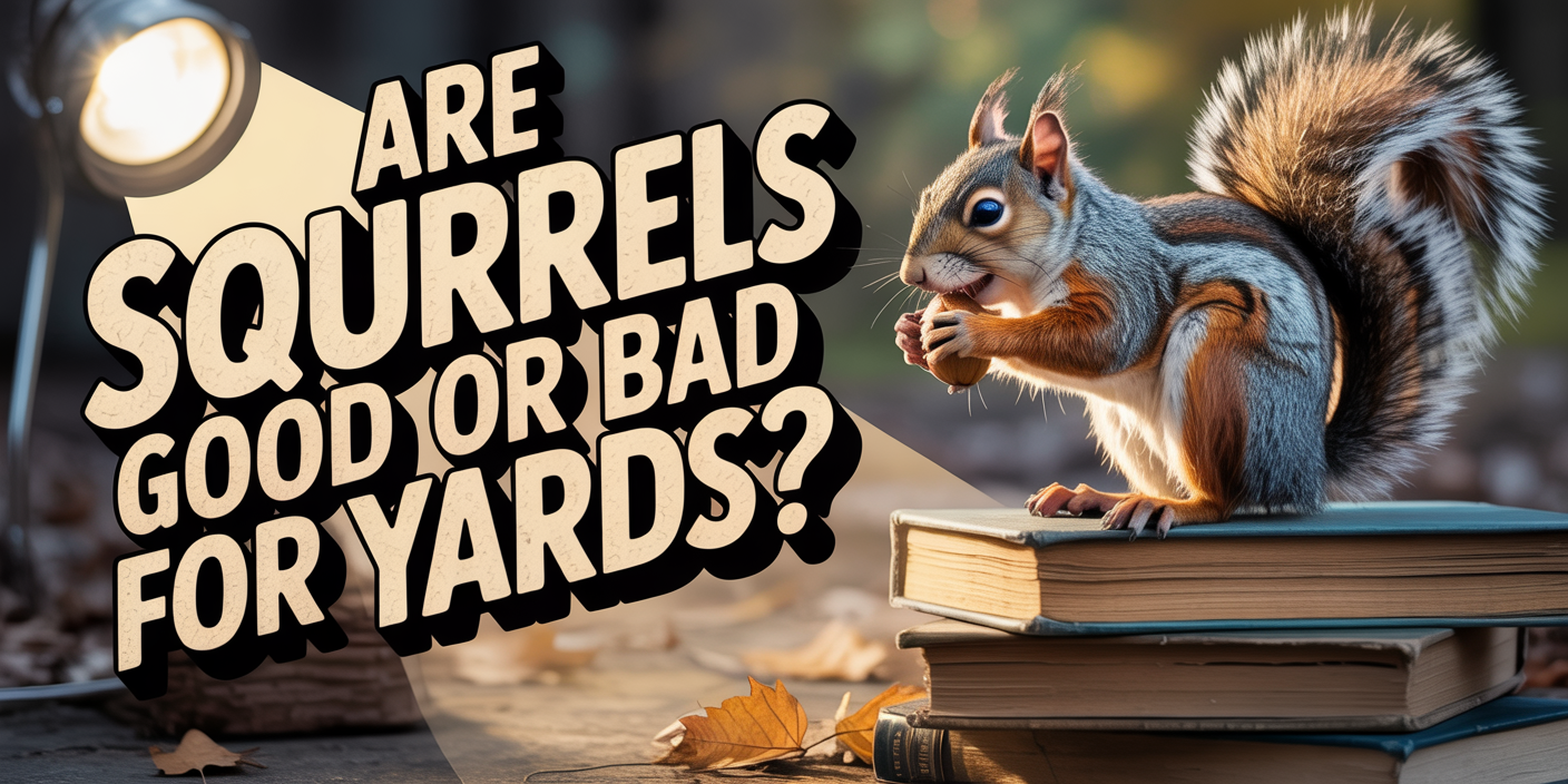 Are squirrels good or bad for yards?