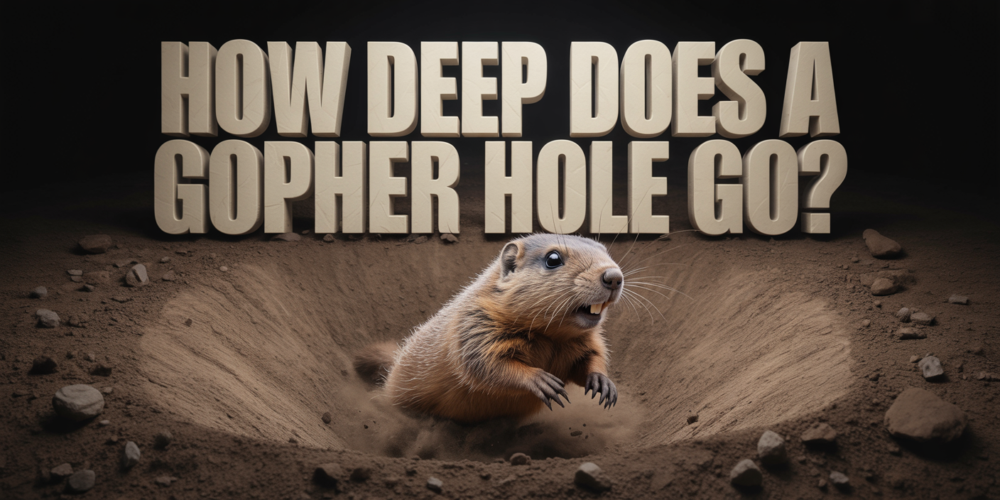 How Deep Does a Gopher Hole Go?