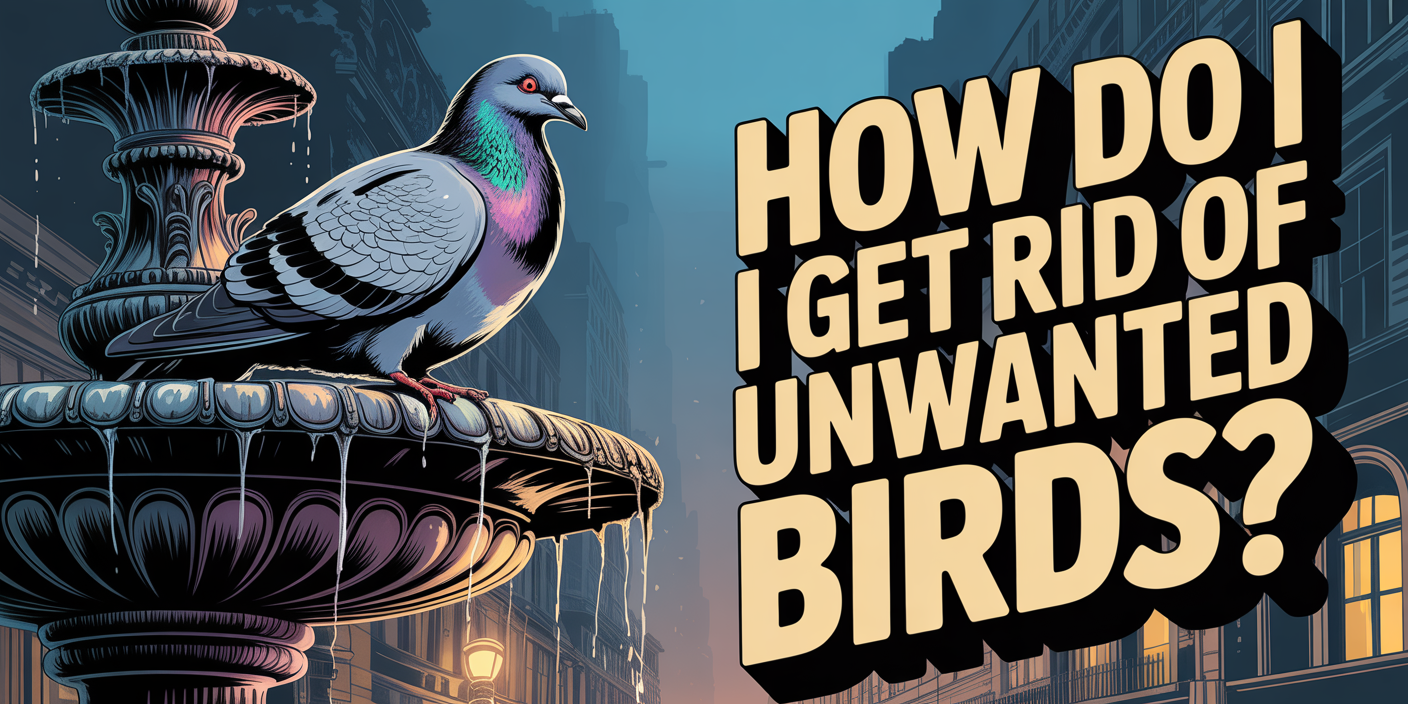 How Do I Get Rid of Unwanted Birds? Ways to Get Rid of Birds that Works