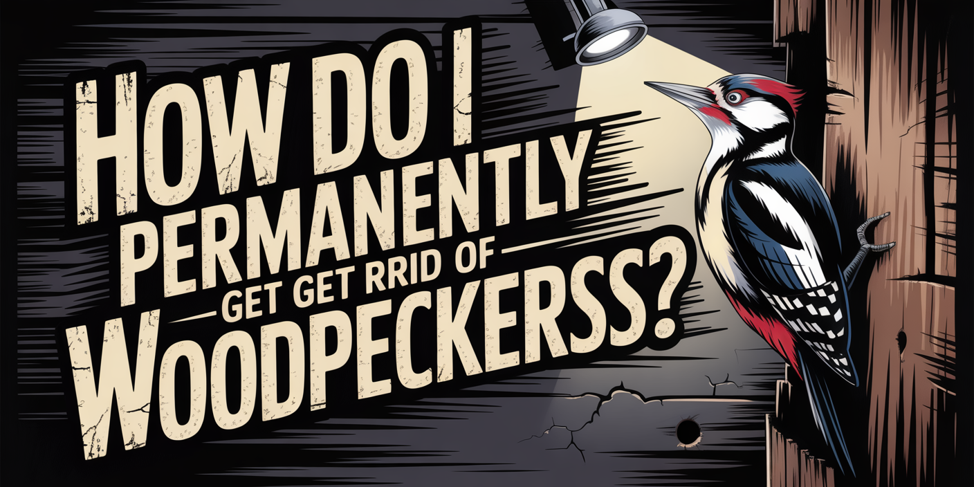 How Do I Permanently Get Rid of Woodpeckers?