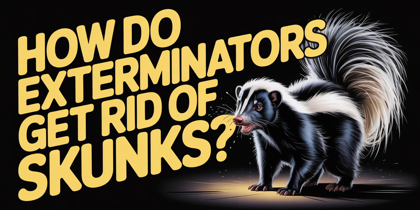 How Do Exterminators Get Rid of Skunks?