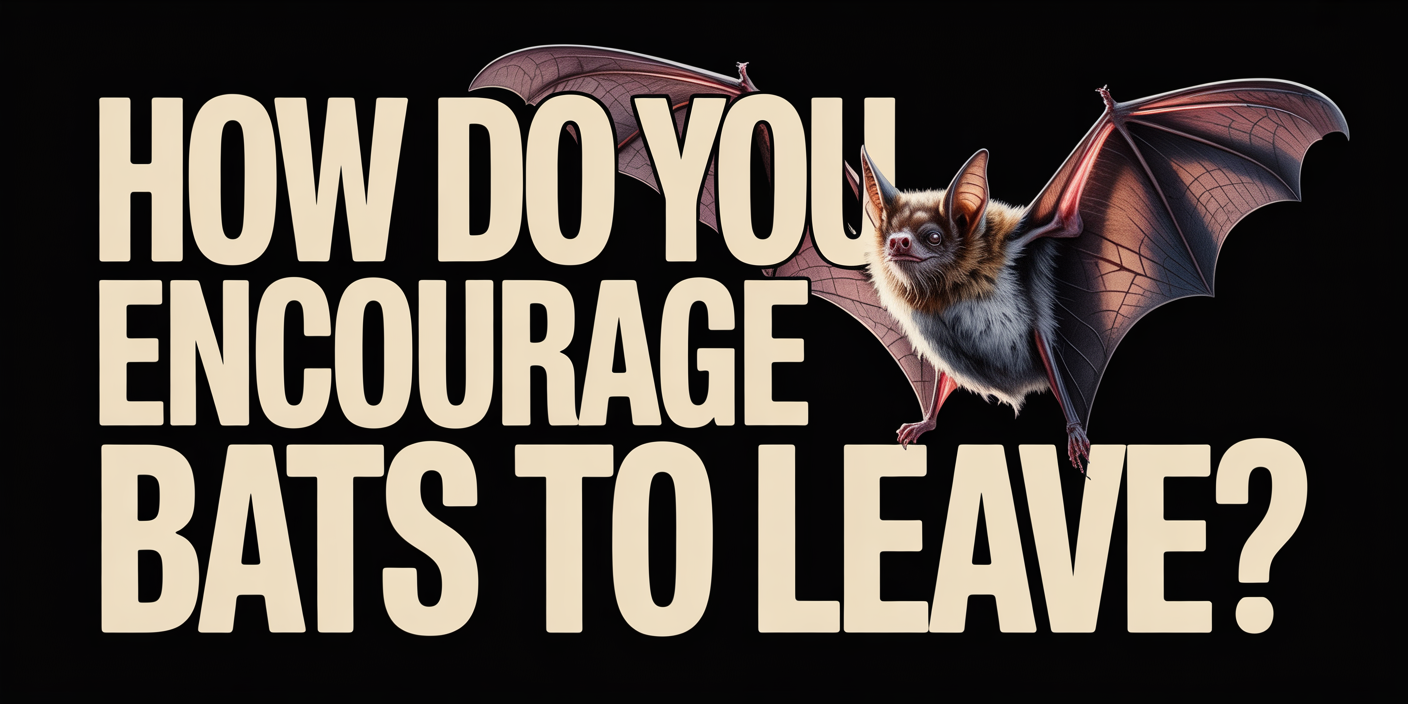 How Do You Encourage Bats to Leave?