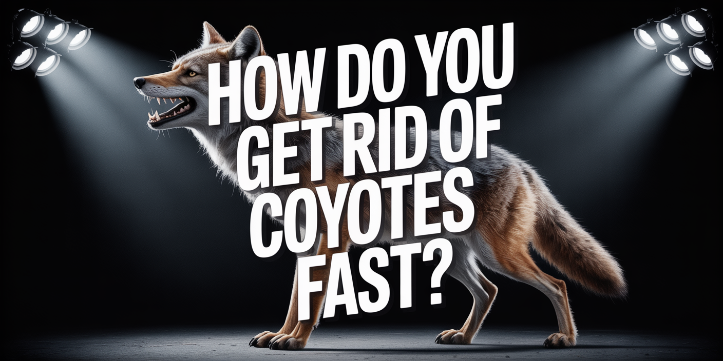 How Do You Get Rid of Coyotes Fast?
