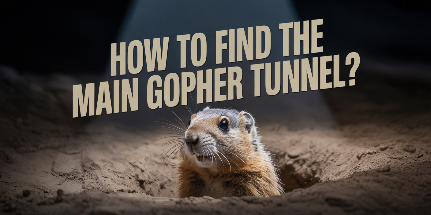 How to Find the Main Gopher Tunnel?