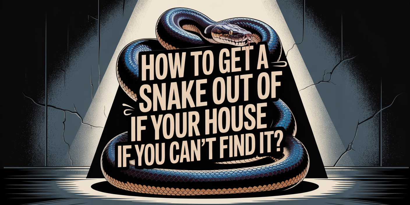 How to Get a Snake Out of Your House If You Can’t Find It?