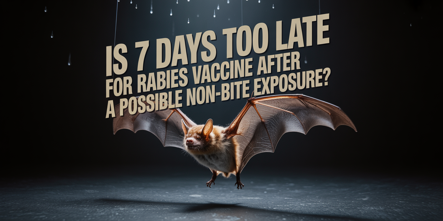 Is 7 Days Too Late for Rabies Vaccine After a Possible Non-Bite Exposure?