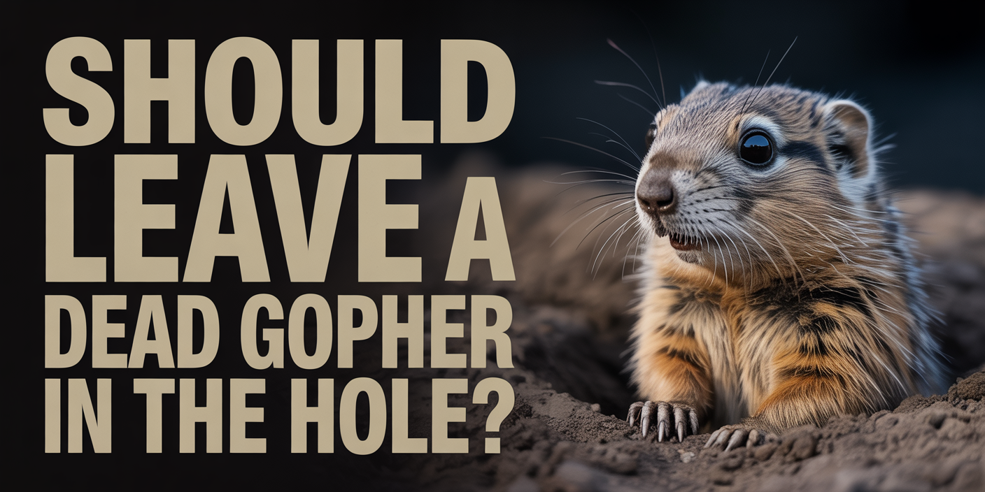 Should I Leave a Dead Gopher in the Hole?
