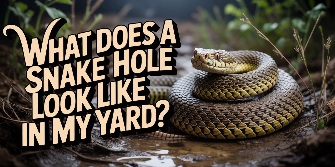 What Does a Snake Hole Look Like in My Yard?