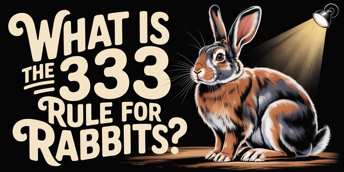 What Is the 3-3-3 Rule for Rabbits?