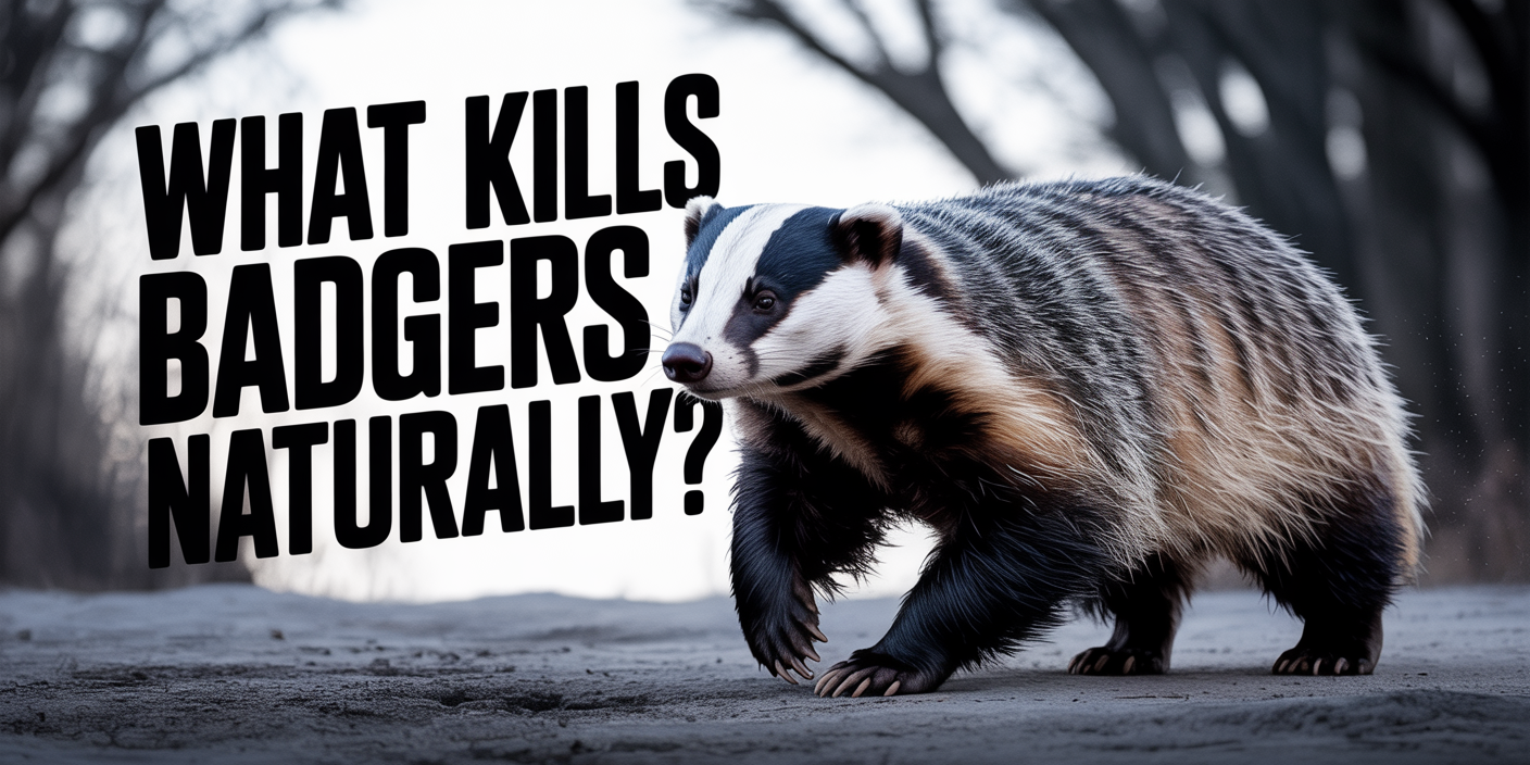 What kills badgers naturally?
