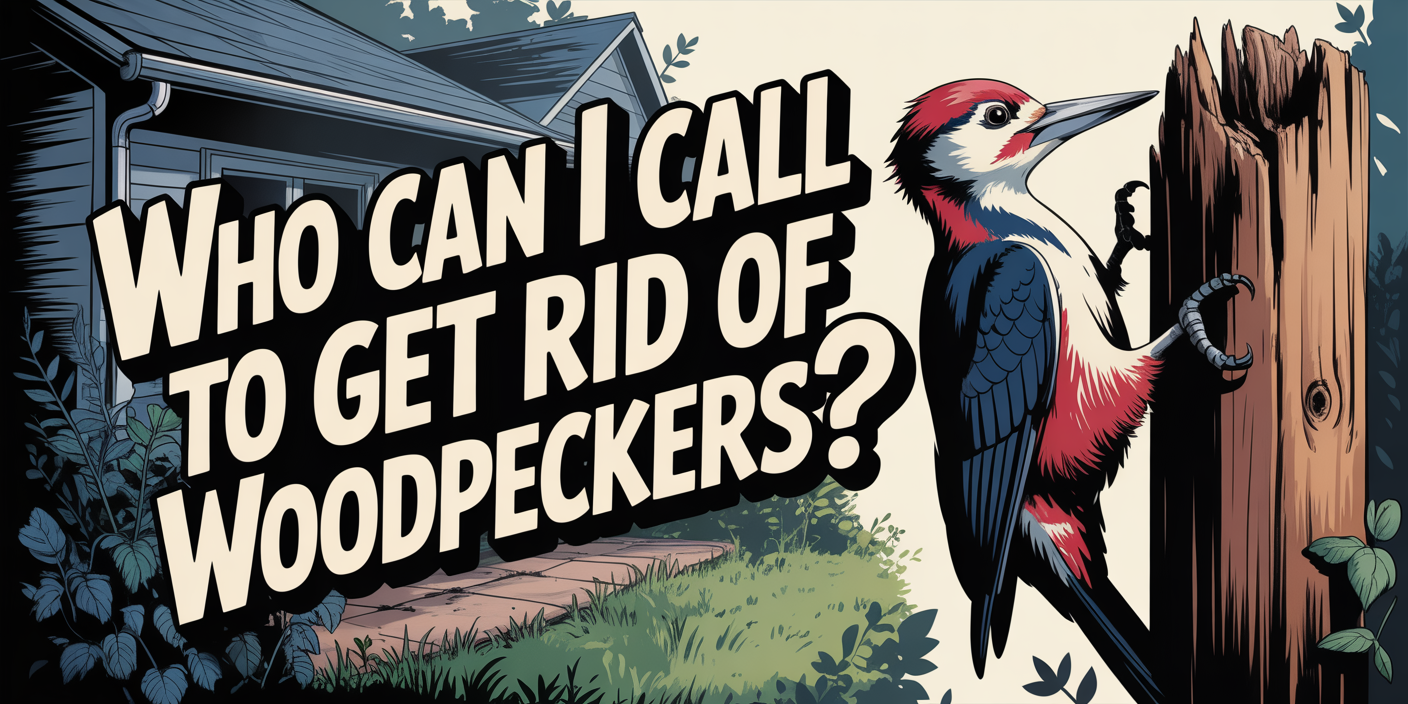 Who can I call to get rid of woodpeckers?