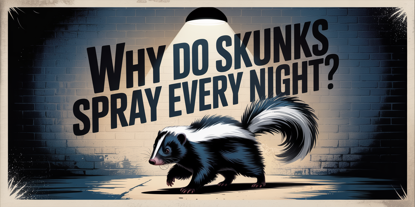Why Do Skunks Spray Every Night?